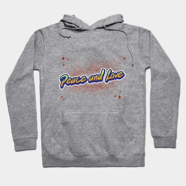 peace and love Hoodie by Snapdragon